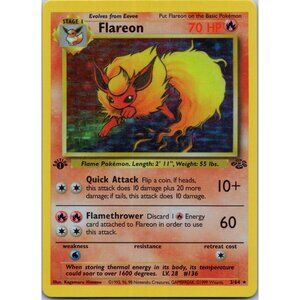 Flareon Jungle 1st Edition "Reprinted"